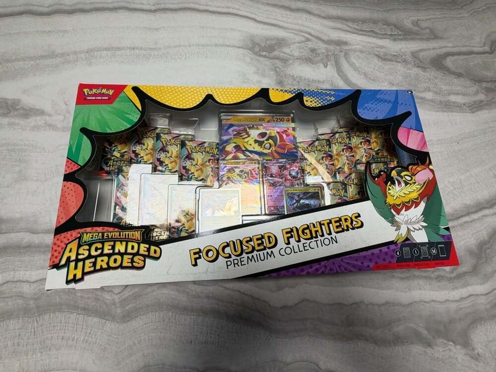 Pokemon TCG Mega Evolution Ascended Heroes Focused Fighters Premium Collection